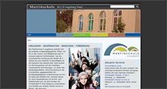 Desktop Screenshot of martinschule-augsburg.de